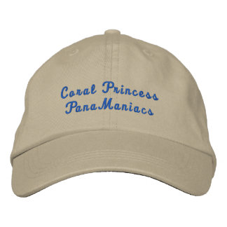 Coral PrincessPanaManiacs Broderad Keps