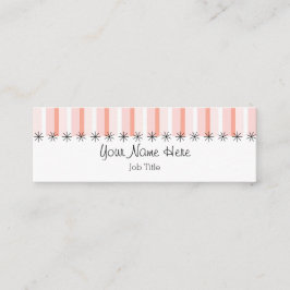 Coral Rand affärskort smala Mini Visitkort