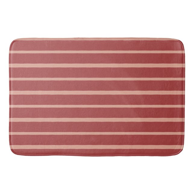Coral Rand Mönster Badrumsmatta (Framsidan)