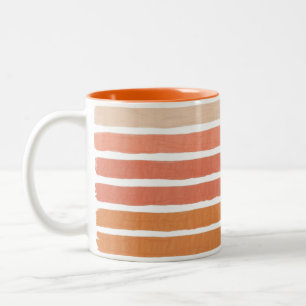 Coral Rand Orange Rand Två-Tonad Mugg