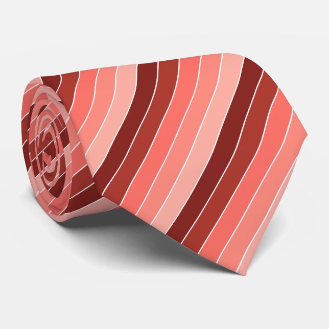 Coral Red Rosa Rand Slips (Rullad)