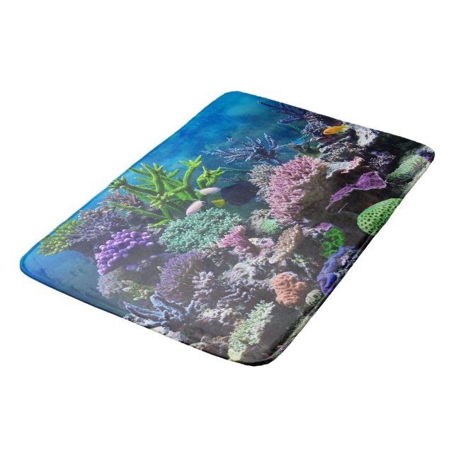 Coral Reef Bath Mat. Badrumsmatta (Vinklad)