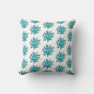 Coral Reef Blue Coastal Living Dekorativ kudde