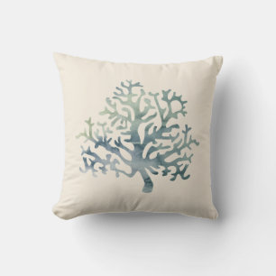 Coral Reef Blue Coastal Living Dekorativ kudde