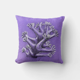 Coral Reef Lila Marine Biology Art Kudde