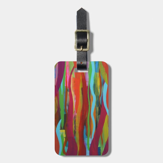 Coral Reef Luggage Tag Bagagebricka (Vertikal Framsida)