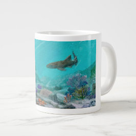 Coral Reef Nurse Shark & Octopus Jumbo Mugg