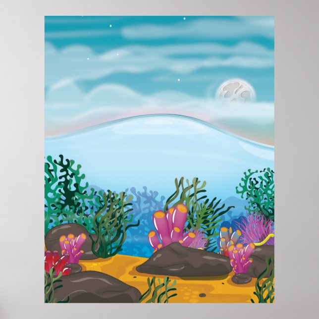 Coral Reef Poster (Framsidan)