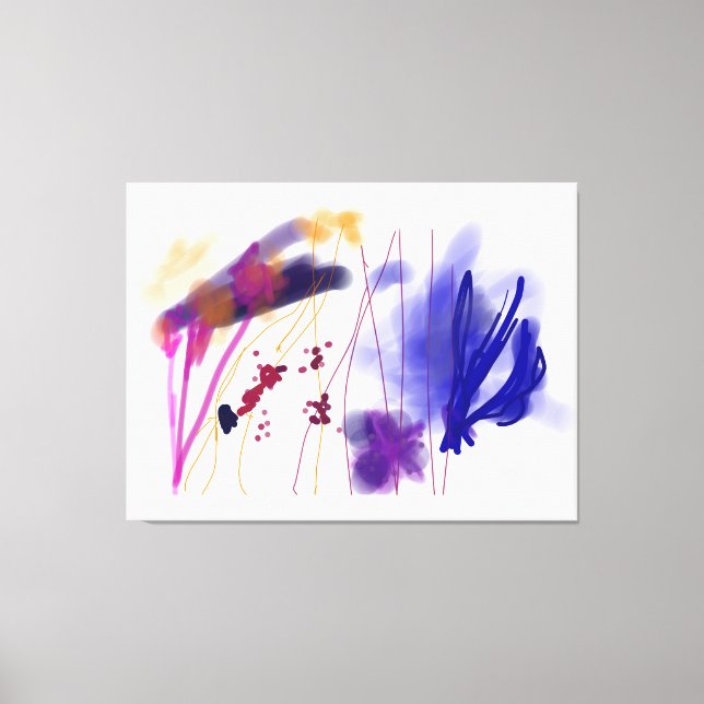 Coral Reef Stretched Canvas Print (Framsida)