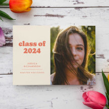 Coral Retro Simpity Photo Studenten