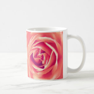 Coral ro-utskrift kaffemugg