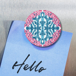 Coral Rococo i rosa och akvaton Alternativ 2 Magne Magnet
