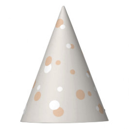 Coral Rosa and White Confetti Beige