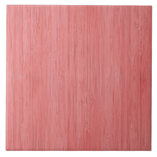 Coral Rosa Bamboo Wood Grain-utseende Kakelplatta