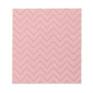 Coral Rosa Chevron Anteckningsblock