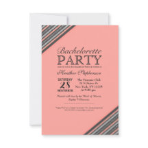 Coral Rosa & Glitter Rand