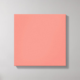 Coral Rosa High End Färgad Canvastryck