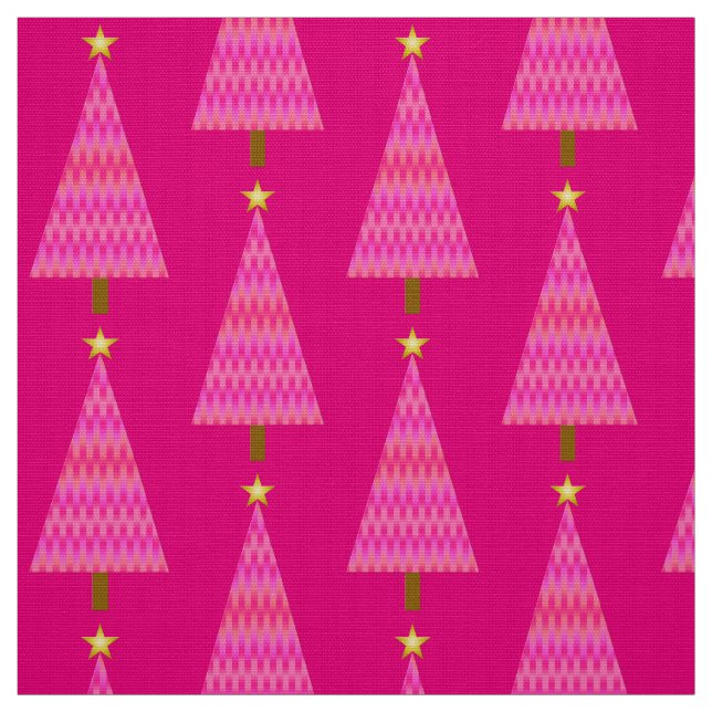 Coral Rosa Ombre modern Julgran Tyg (Provkarta)