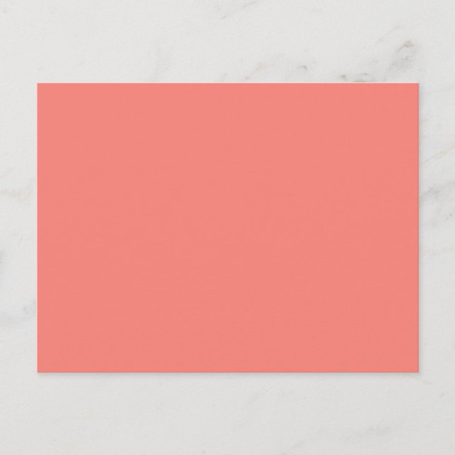 Coral Rosa Postcard Vykort (Framsida)