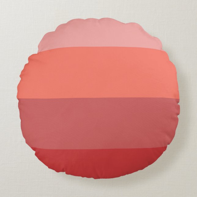 Coral Rosa Rand Dekorativ kudde (Framsidan)