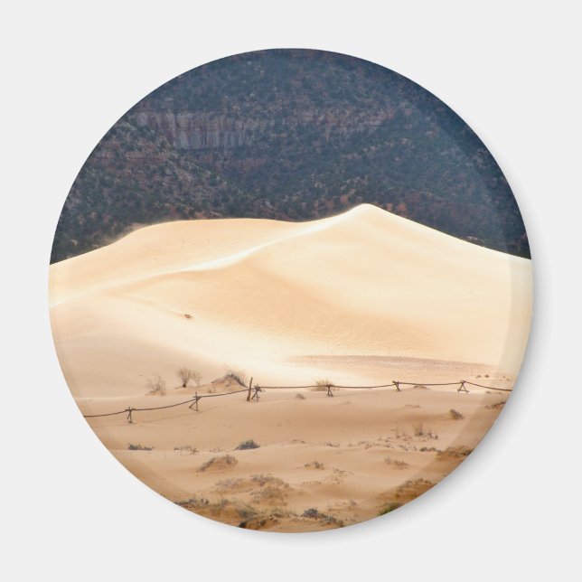 Coral Rosa Sand Dunes Magnet (Framsidan)
