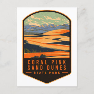 Coral Rosa Sand Dunes State Park Vykort