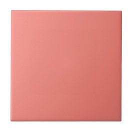 Coral Rosa Solid Färg Kakelplatta