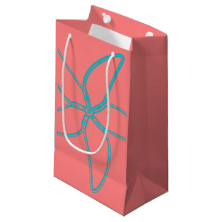 Coral Rosa Starfish Small Gift Bag