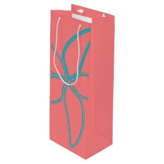 Coral Rosa Starfish Vin Gift Bag