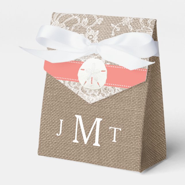 Coral Sand Dollar Beach Wedlingen Presentaskar (Framsidan Sidan)