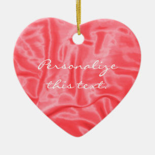 Coral Satin-Jul Ornament