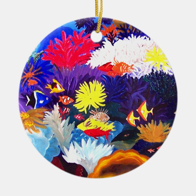 Coral Sea Julgransprydnad Keramik (Framsidan)
