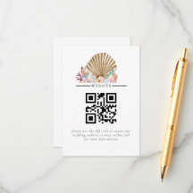 Coral & Seashell-strand Wedding