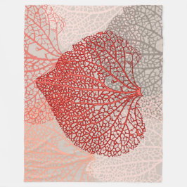 Coral Shadow Fleecefilt