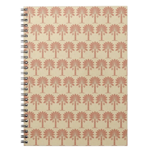 Coral Spice Moods Handflatan Anteckningsbok (Framsidan)