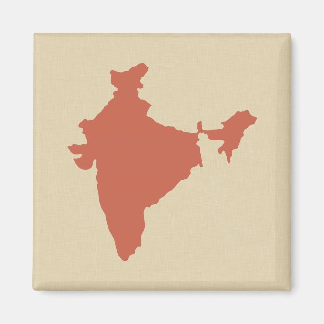 Coral Spice Moods Indien Magnet (Framsidan)