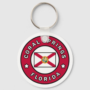 Coral Springs Florida Nyckelring