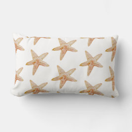 Coral Starfish Beach Mönster Pillow Lumbarkudde