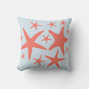 Coral Starfish - Life at the Beach - Pillow Kudde
