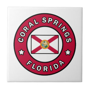 Coral Vår Florida Kakelplatta