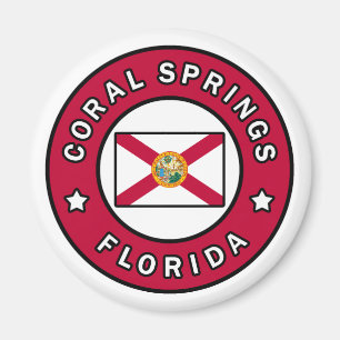Coral Vår Florida Magnet