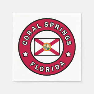 Coral Vår Florida Pappersservett