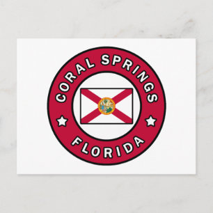 Coral Vår Florida Vykort