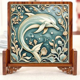 Coral Wave Elegance lämnat Kakelplatta