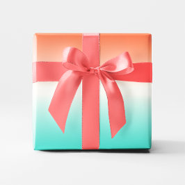 Coral White Turcos Ombre Presentpapper