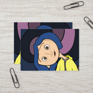 Coraline cartão de visita visitkort