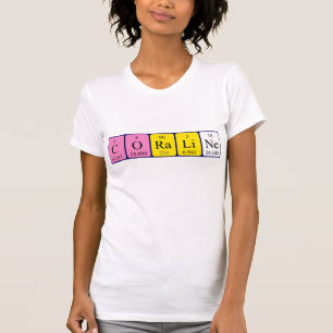 Coraline Periodiska bord namn-skjorta T Shirt