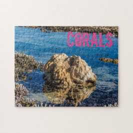 Corals reef at low tide le morne mauritius gift pussel