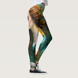 "Coralyn" - Vackerlig Sjöjungfru Leggings