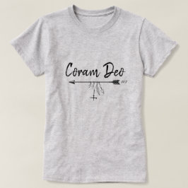 "Coram Deo" på latin (i Guds närvaro) T Shirt